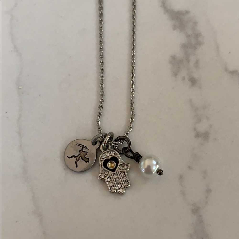 Juicy Couture Hamsa charm necklace